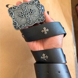 New Studded Belt For Y2K Belt Metal Punk Rock Style Rivet PU Leather Belt
